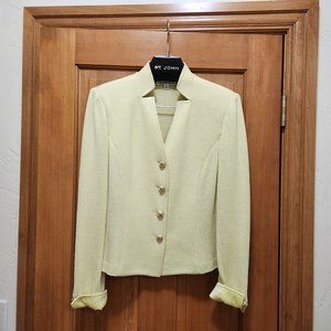 St. John Citron Cocktail Jacket and Long Skirt
